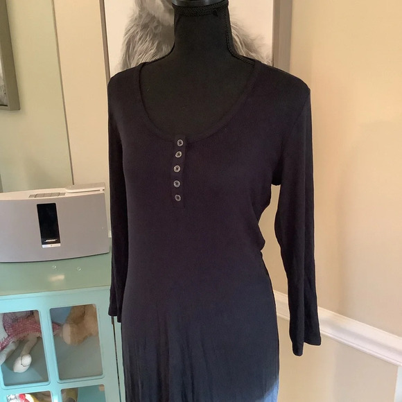 #113 NWT Threads For Thought Long Sleeve Ribbed Maxi Size Large - Picture 8 of 12